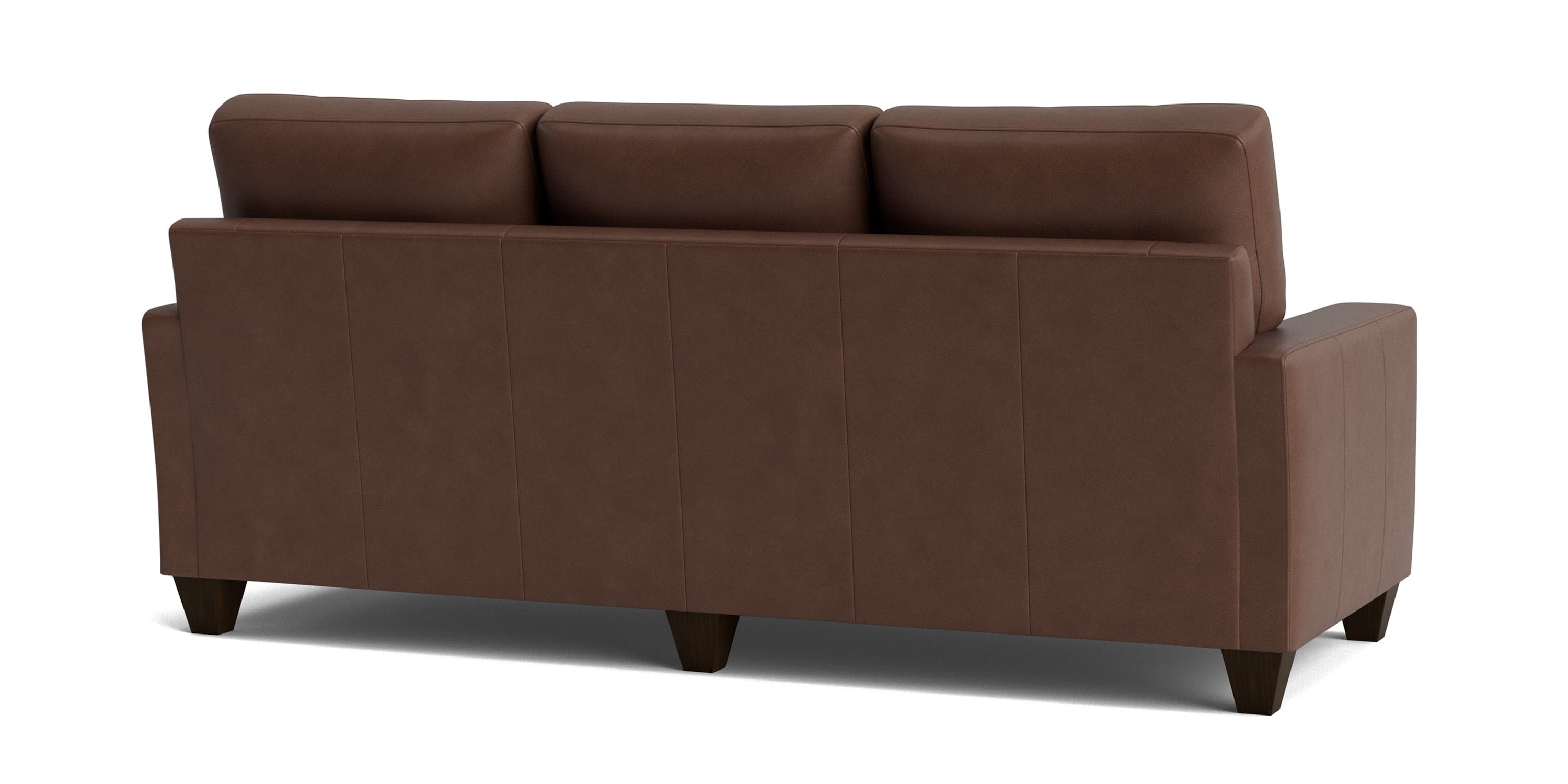 Bassett Mirror True Custom Leather Track Arm Sofa - Thumbnail 3