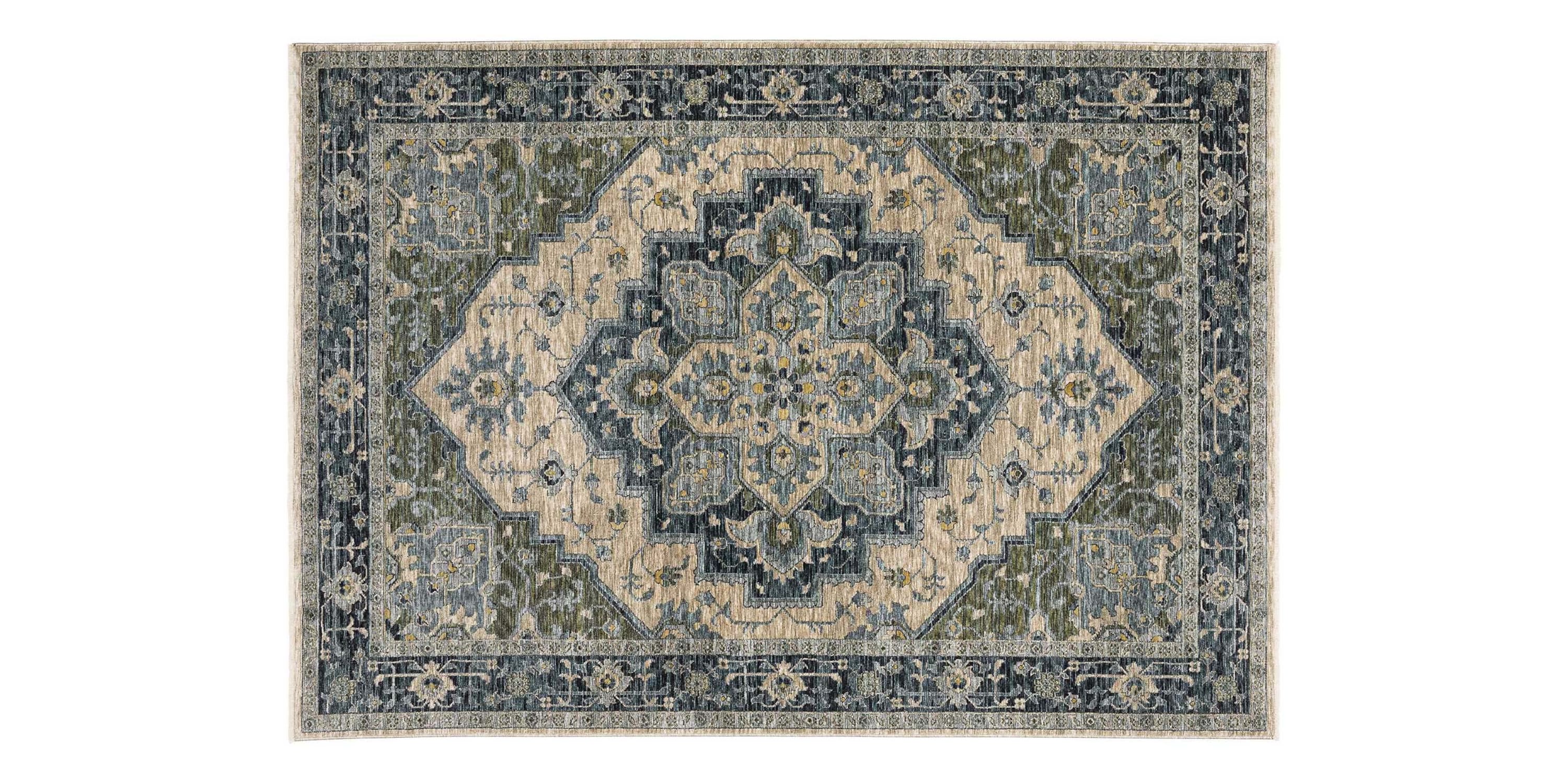Charleston Blue Rug Bassett