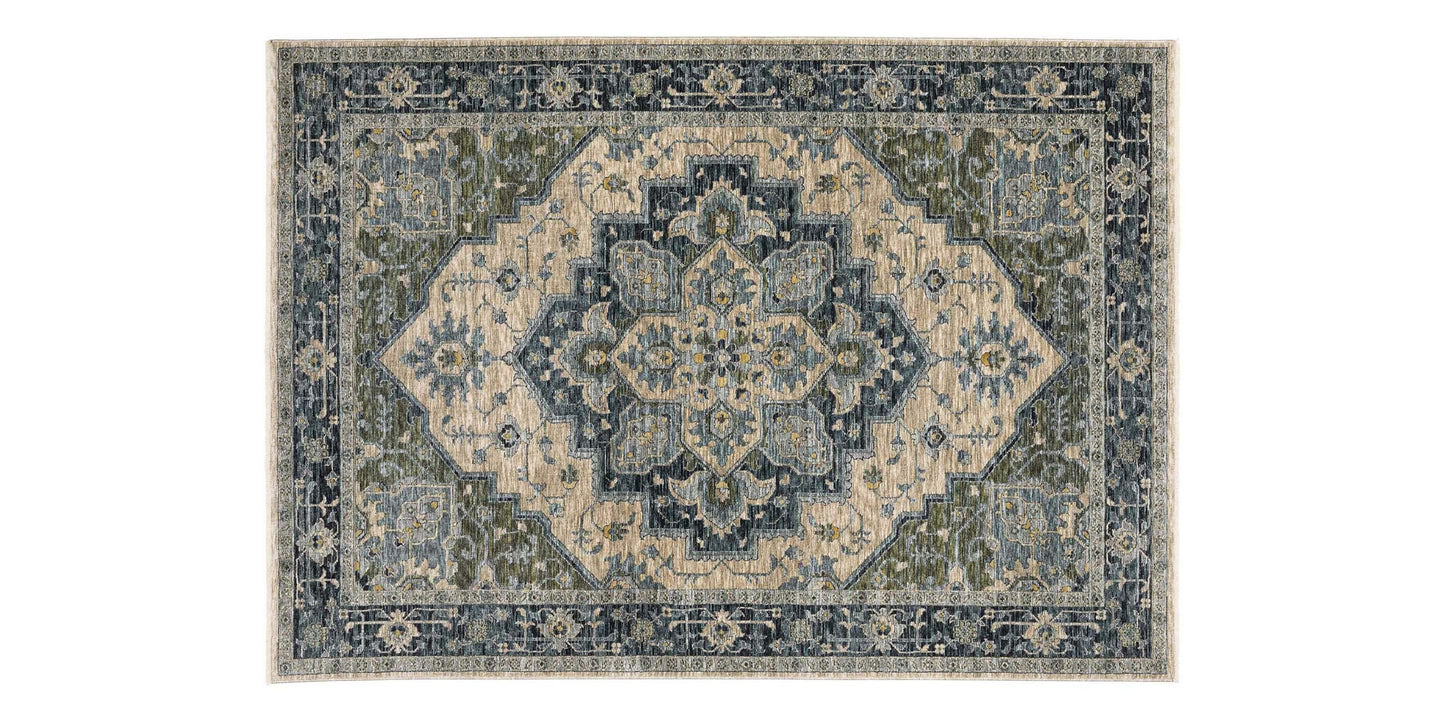 Charleston Blue Rug Bassett
