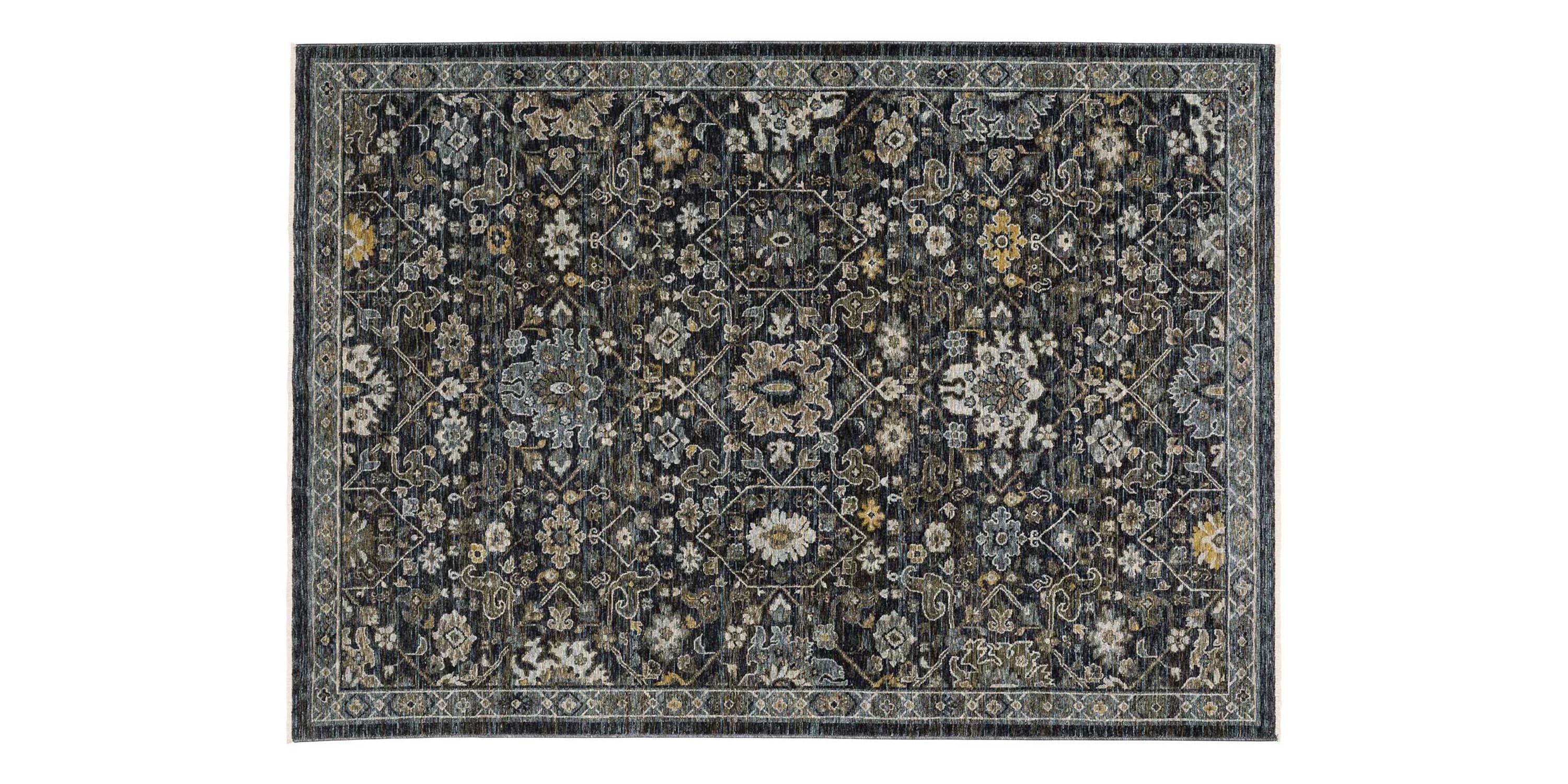 Charleston Navy Rug Bassett