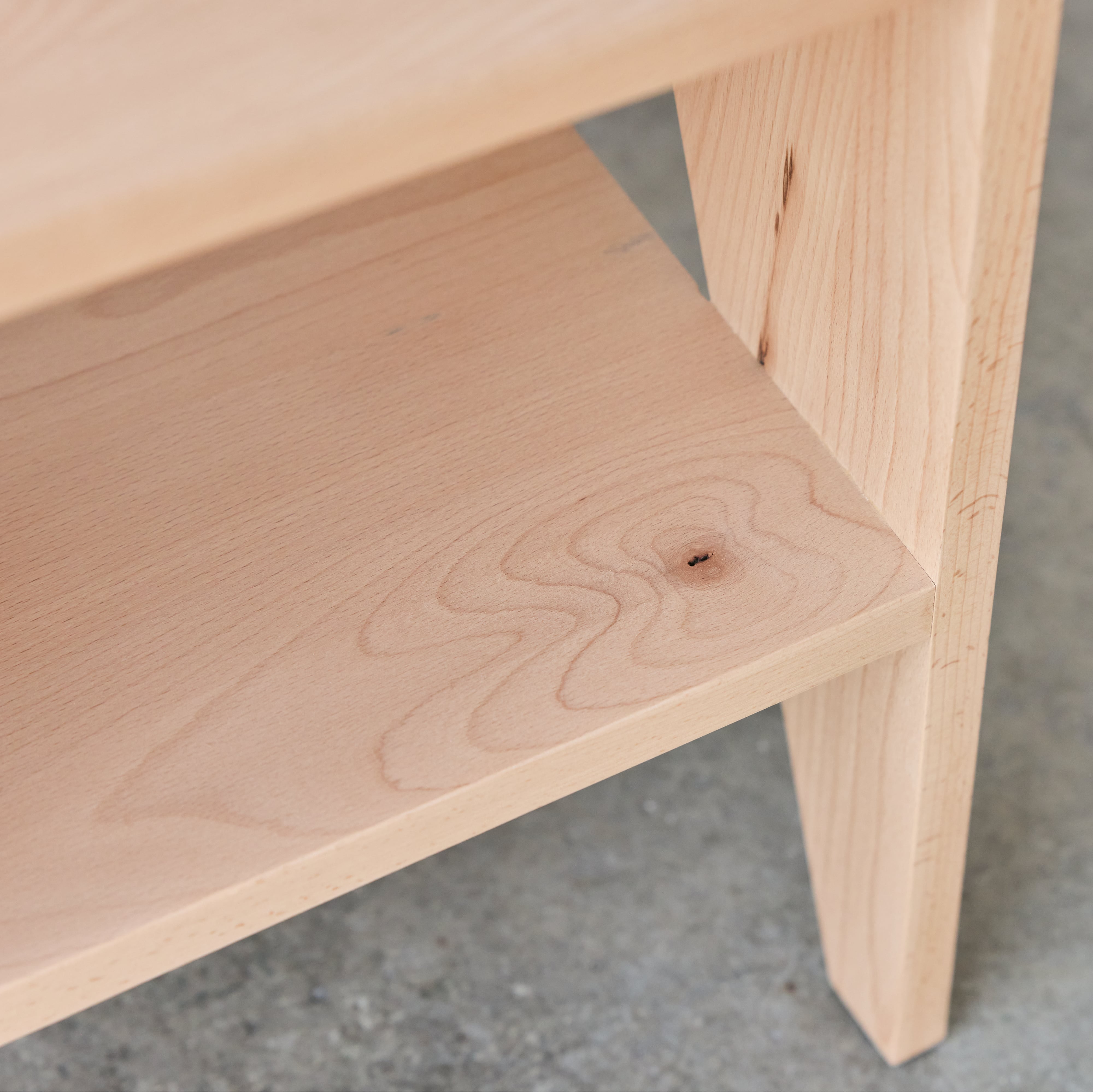 Avocado City Nightstand — Solid Wood, Blonde or Walnut, Ships Assembled