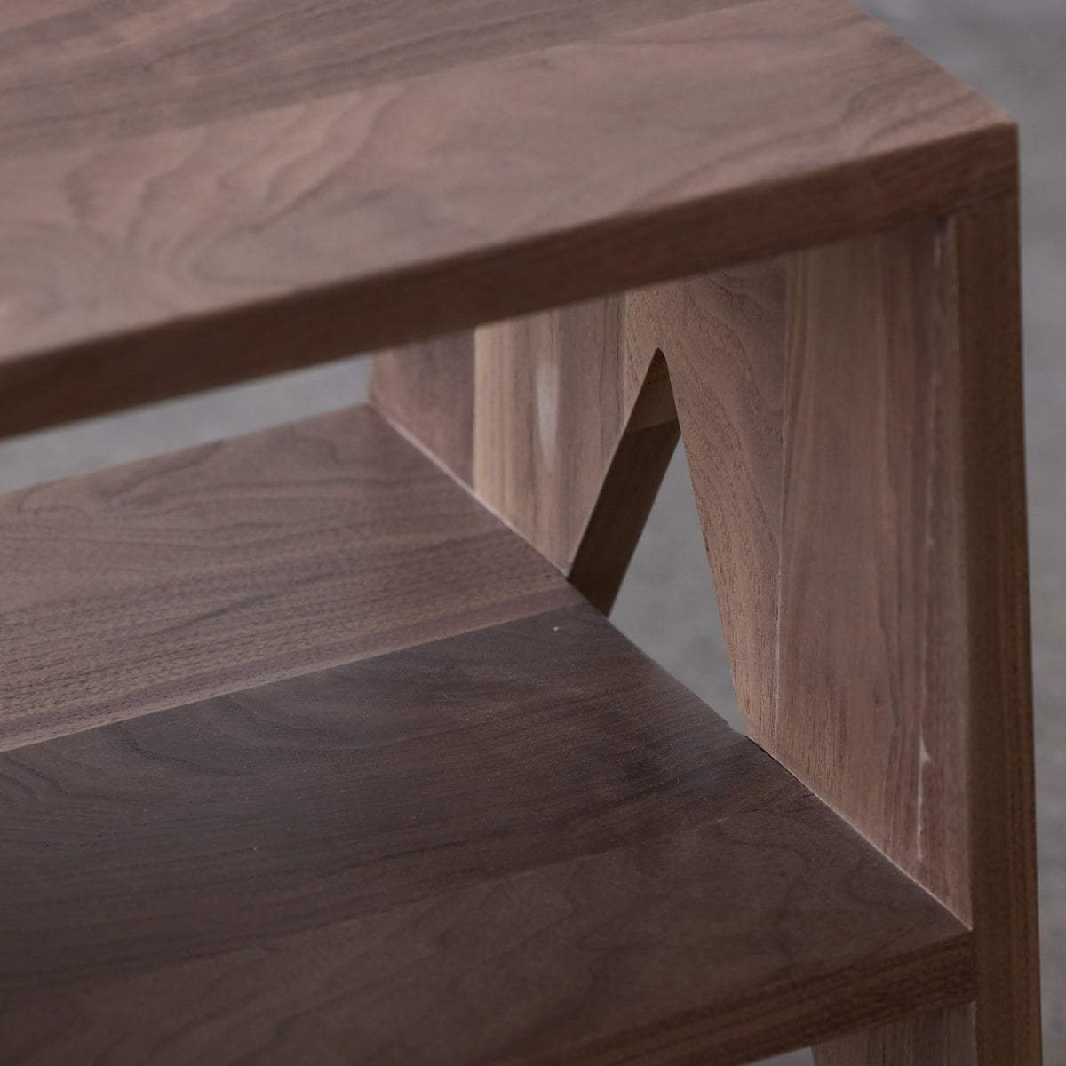 Avocado City Nightstand — Solid Wood, Blonde or Walnut, Ships Assembled