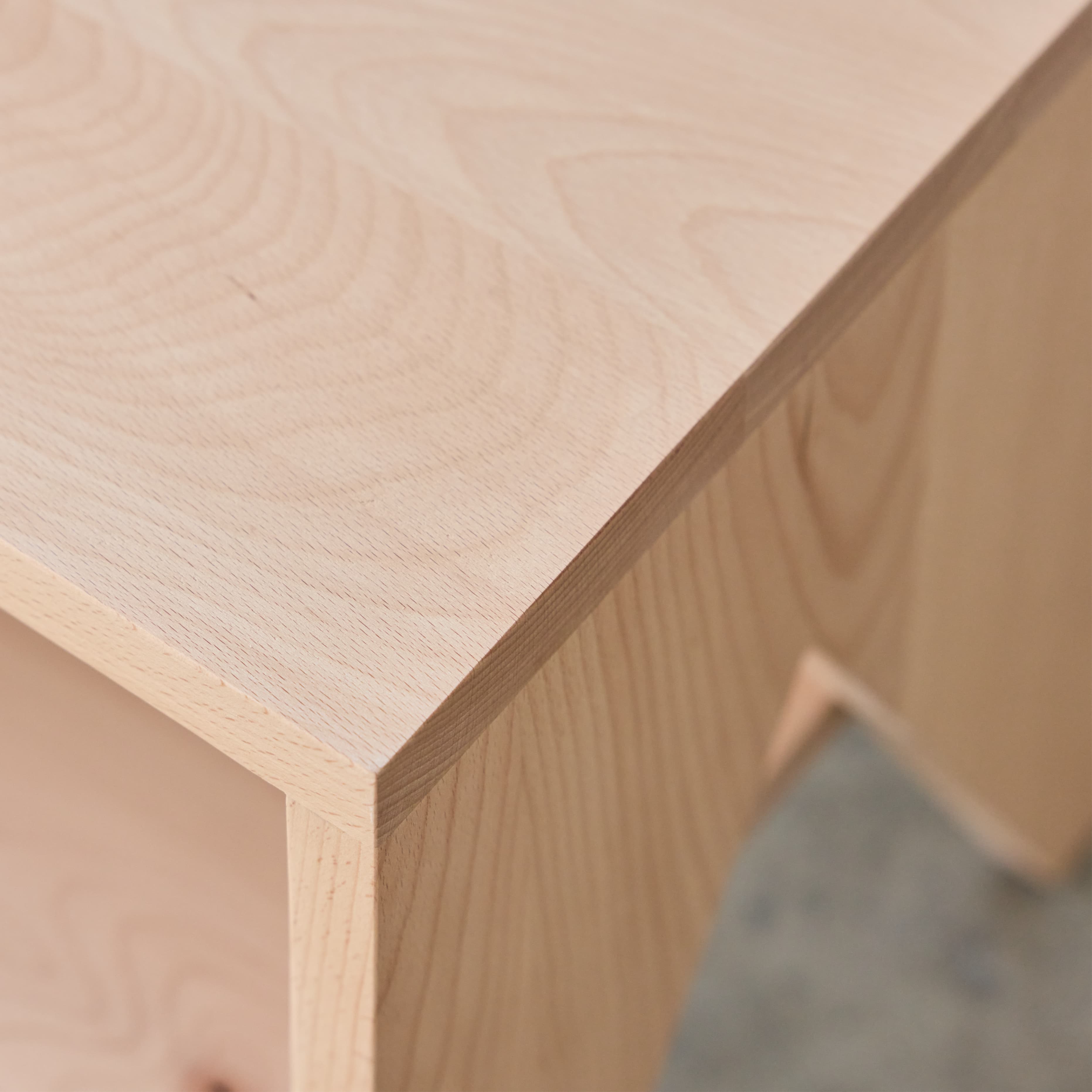 Avocado City Nightstand — Solid Wood, Blonde or Walnut, Ships Assembled