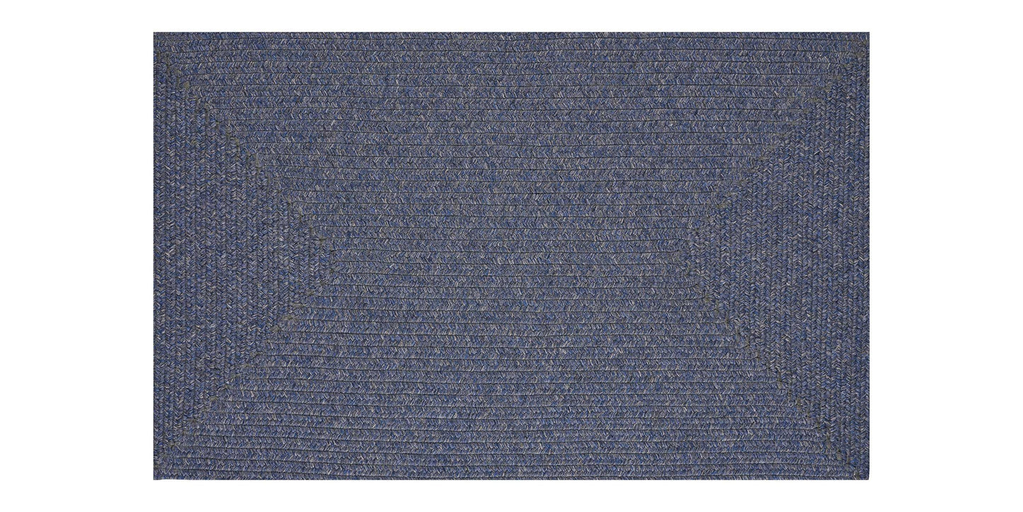 Concentric Braided Indoor + Outdoor Rug Bassett