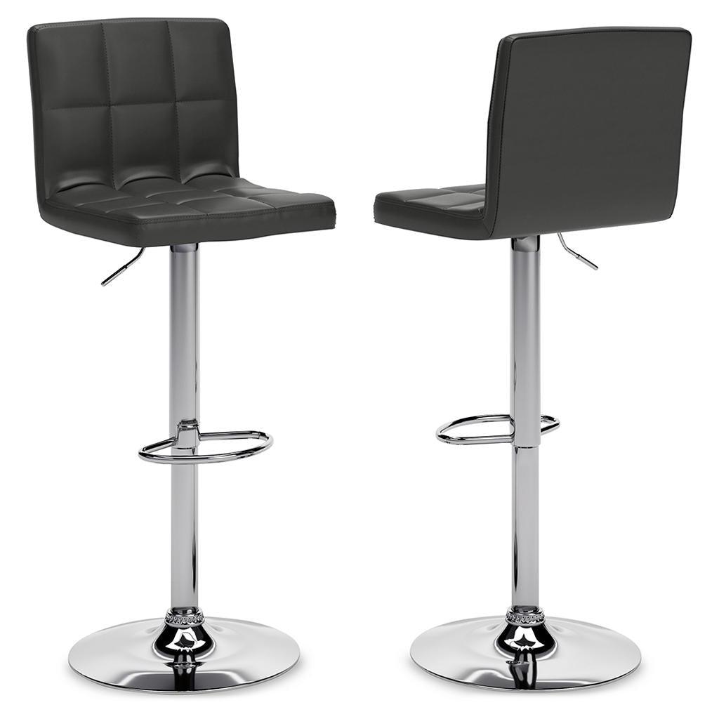 Bellatier Adjustable Stool Set of 2 — Black Signature Design by Ashley® Uncategorized