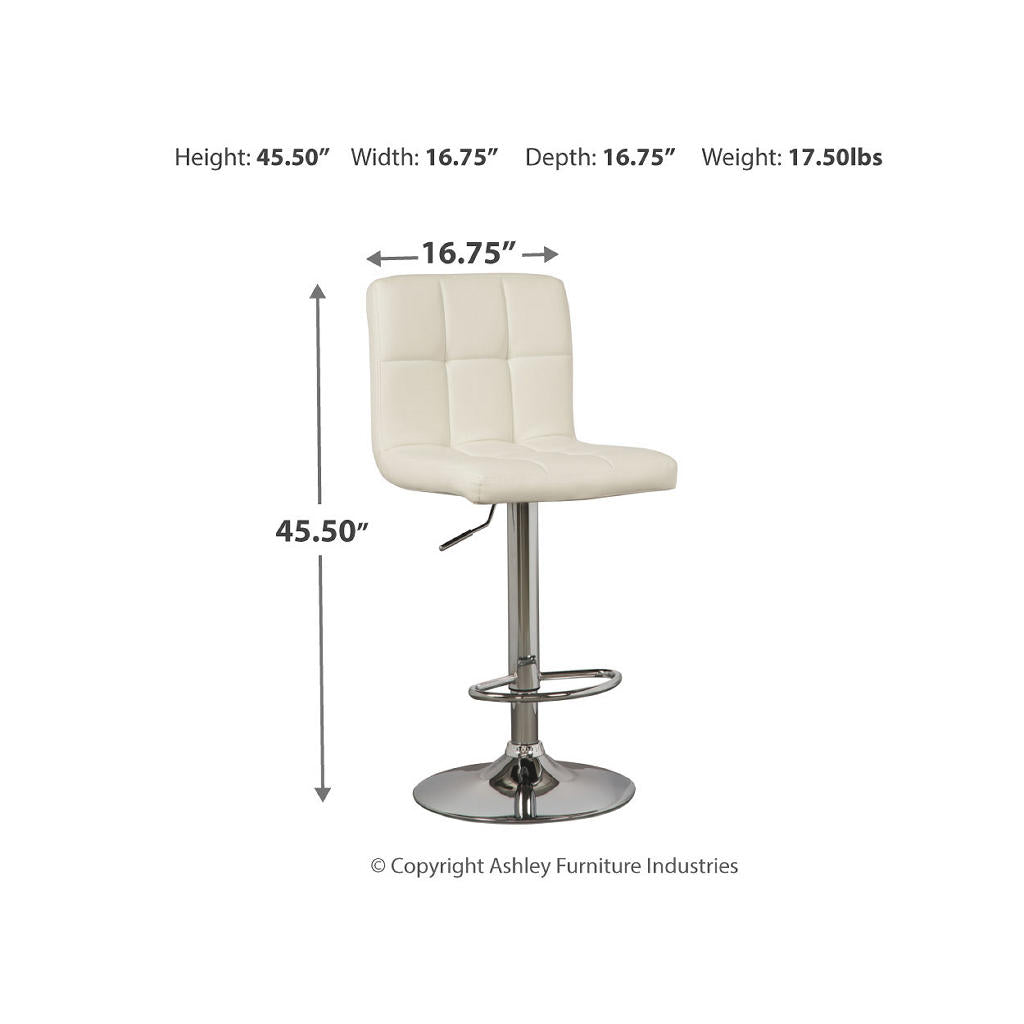 Bellatier Adjustable Height Bar Stool Signature Design by Ashley® Bar Stools
