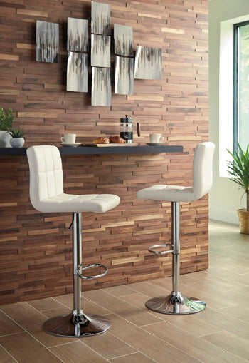 Bellatier Adjustable Height Bar Stool Signature Design by Ashley® Bar Stools