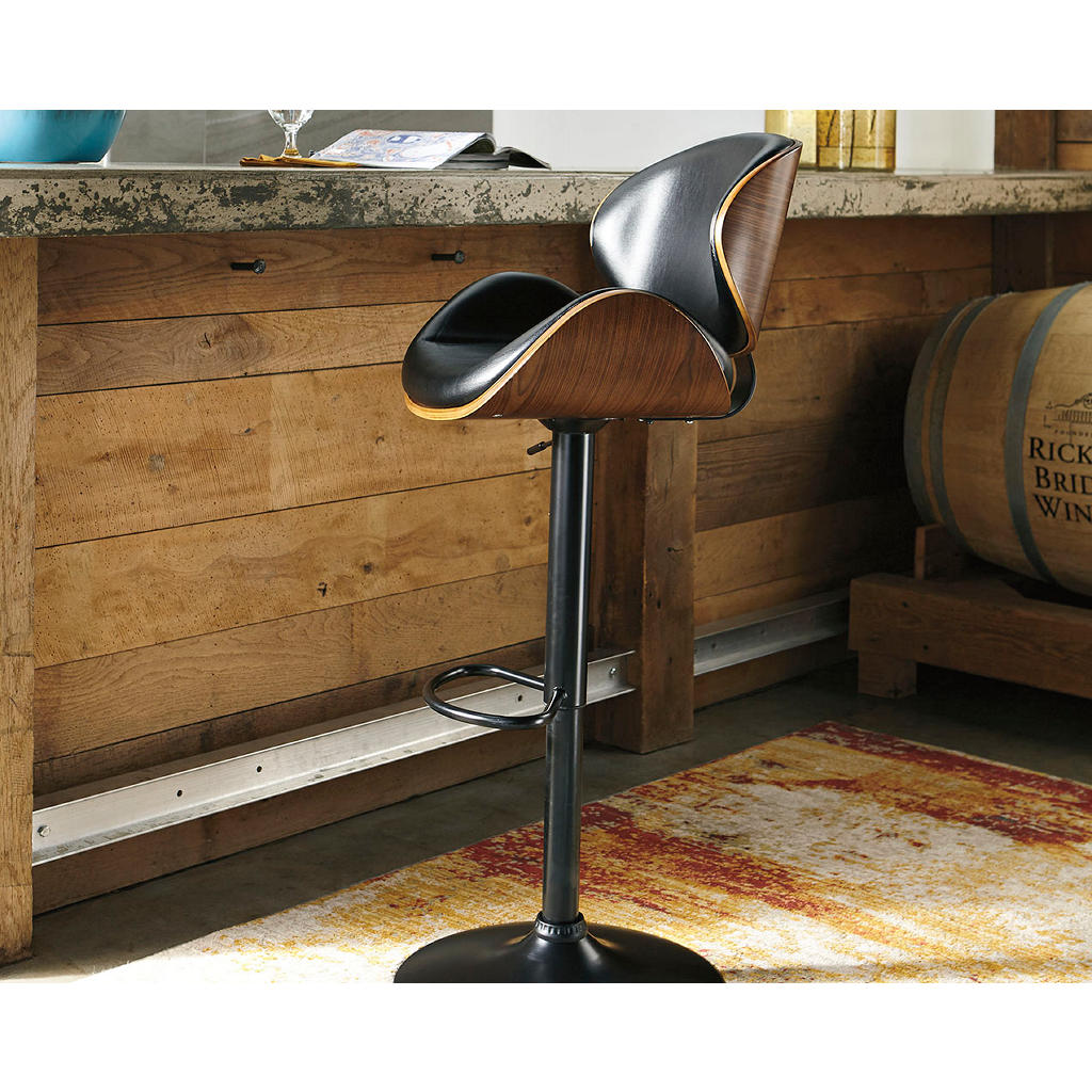 Bellatier Adjustable Height Bar Stool Signature Design by Ashley® Bar Stools