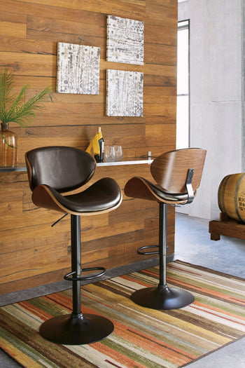 Bellatier Adjustable Height Bar Stool Signature Design by Ashley® Bar Stools