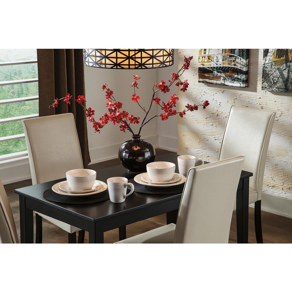 Kimonte Dining Chairs Set of 2 — Ivory Signature Design by Ashley® Uncategorized