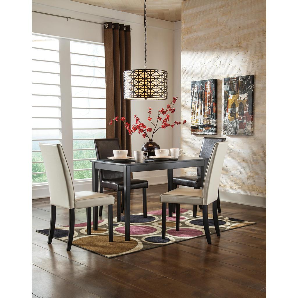 Kimonte Dining Chairs Set of 2 — Ivory Signature Design by Ashley® Uncategorized