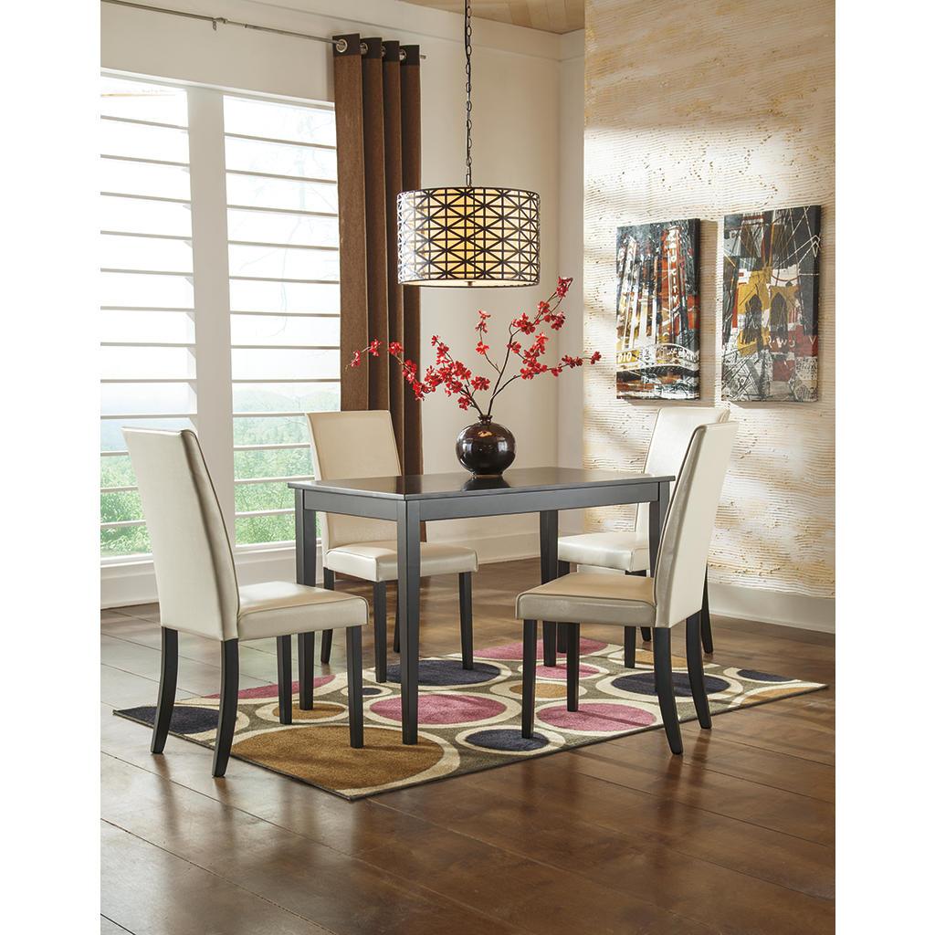 Kimonte Dining Chairs Set of 2 — Ivory Signature Design by Ashley® Uncategorized