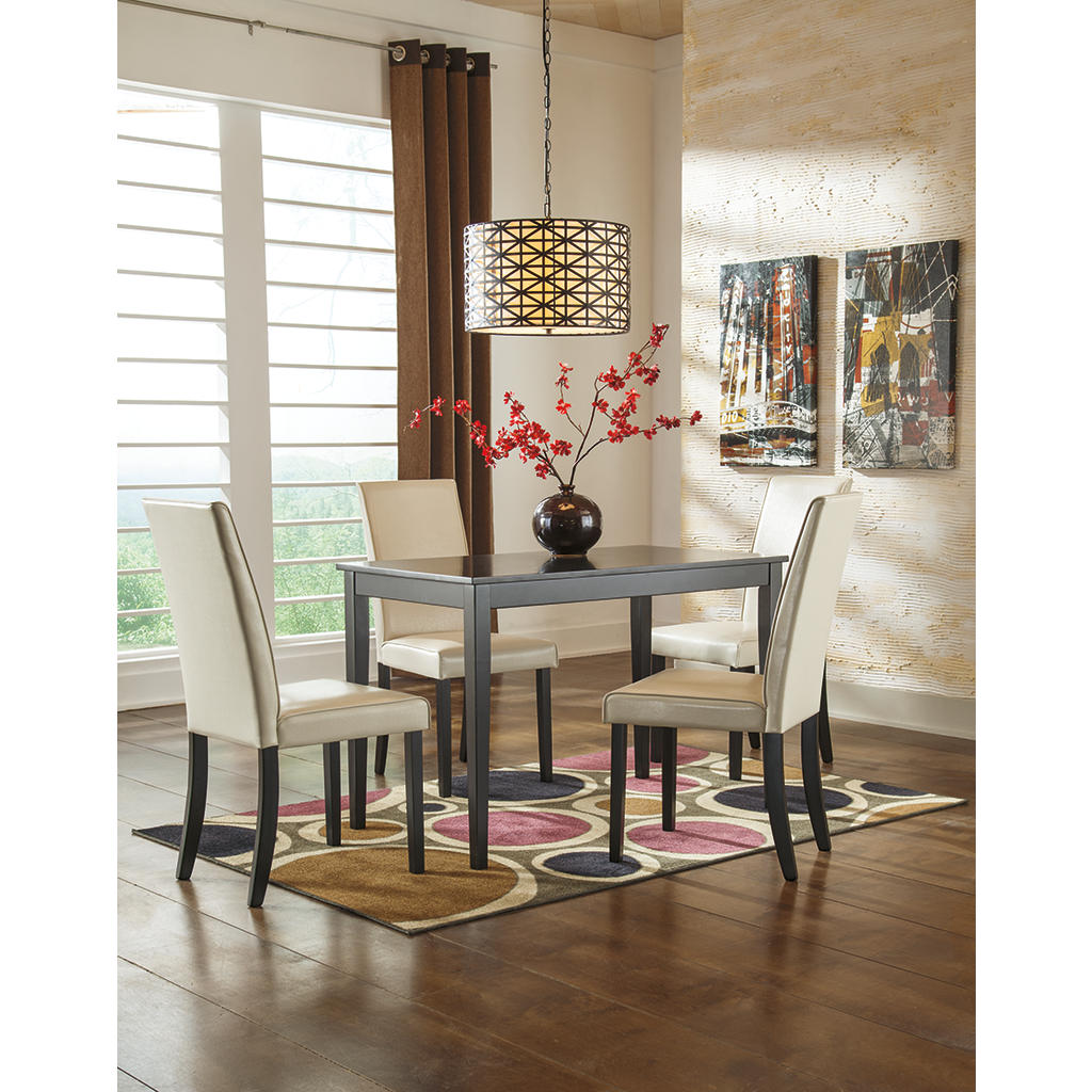 Kimonte Dining Table and 4 Chairs Signature Design by Ashley® Uncategorized