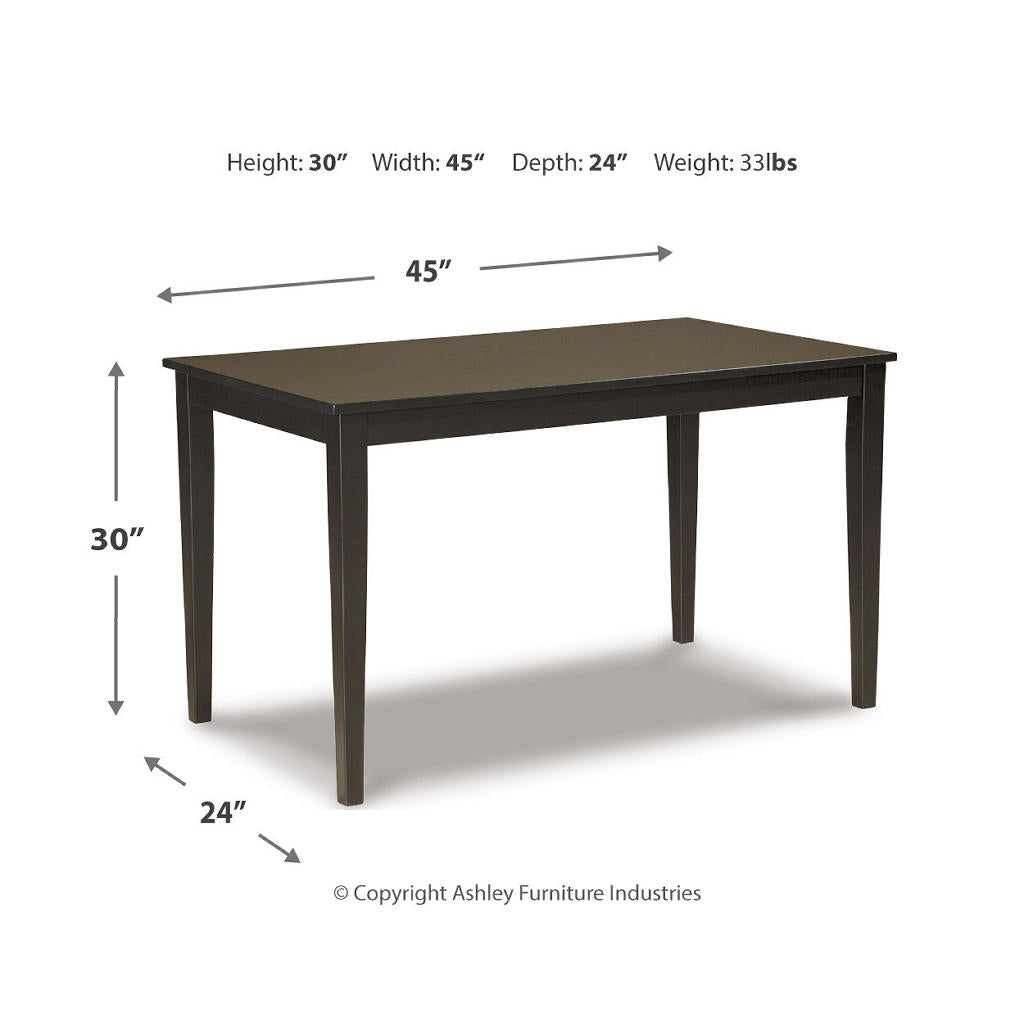 Kimonte Dining Table and 4 Chairs Signature Design by Ashley® Uncategorized