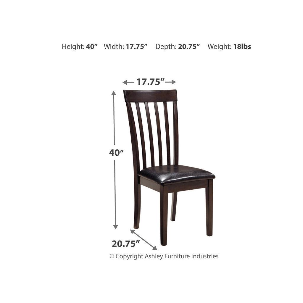 Hammis Dining Chairs Set of 2 — Dark Brown Signature Design by Ashley® Uncategorized