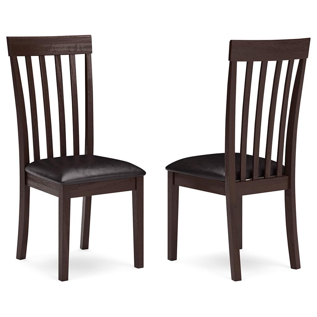 Hammis Dining Chairs Set of 2 — Dark Brown Signature Design by Ashley® Uncategorized