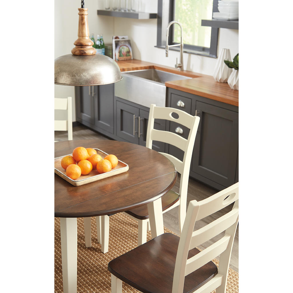 Woodanville Dining Table with 4 Chairs Signature Design by Ashley® Uncategorized