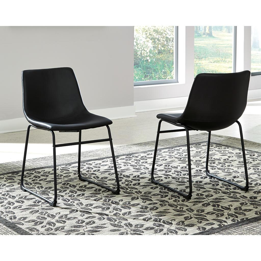 Centiar Dining Chair Set of 2 — Black Signature Design by Ashley® Uncategorized