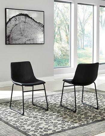 Centiar Dining Chair Set of 2 — Black Signature Design by Ashley® Uncategorized