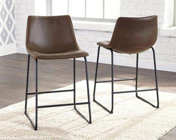 Centiar Counter Bar Stool Set of 2 — Brown Signature Design by Ashley® Uncategorized