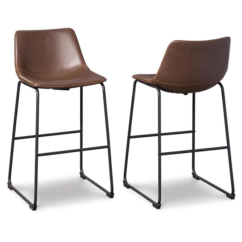 Centiar Pub Bar Stool Set of 2 — Brown Signature Design by Ashley® Uncategorized