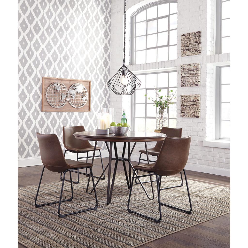 Centiar Dining Chair Set of 2 — Brown Signature Design by Ashley® Uncategorized