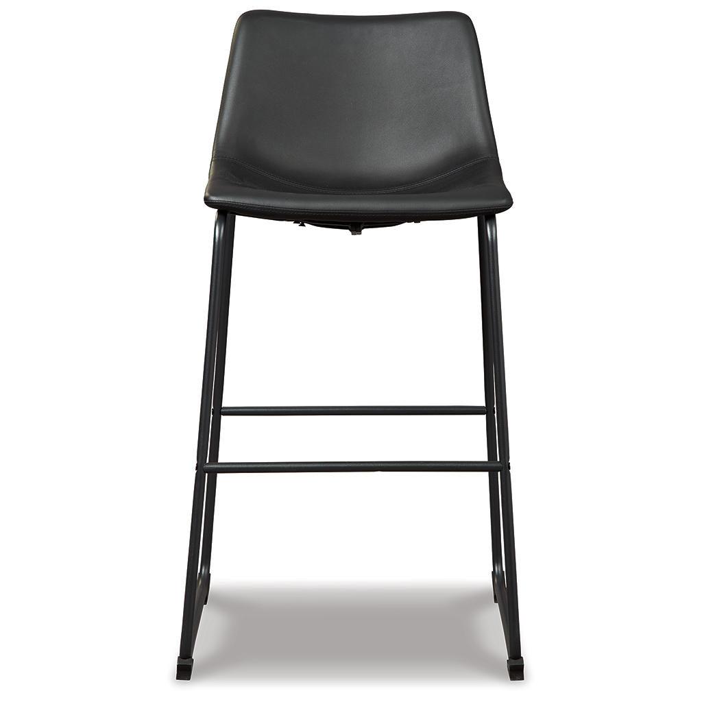 Centiar Pub Bar Stool Set of 2 — Black Signature Design by Ashley® Uncategorized
