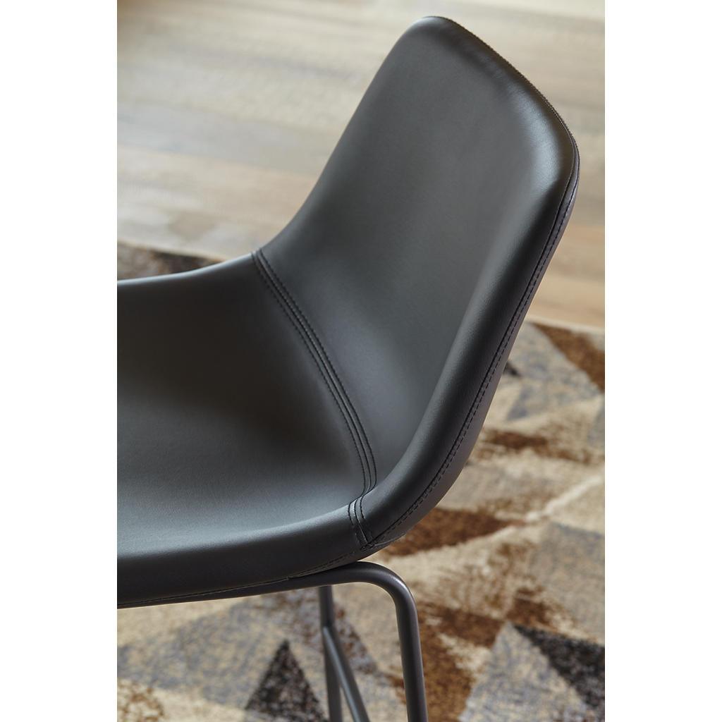 Centiar Pub Bar Stool Set of 2 — Black Signature Design by Ashley® Uncategorized