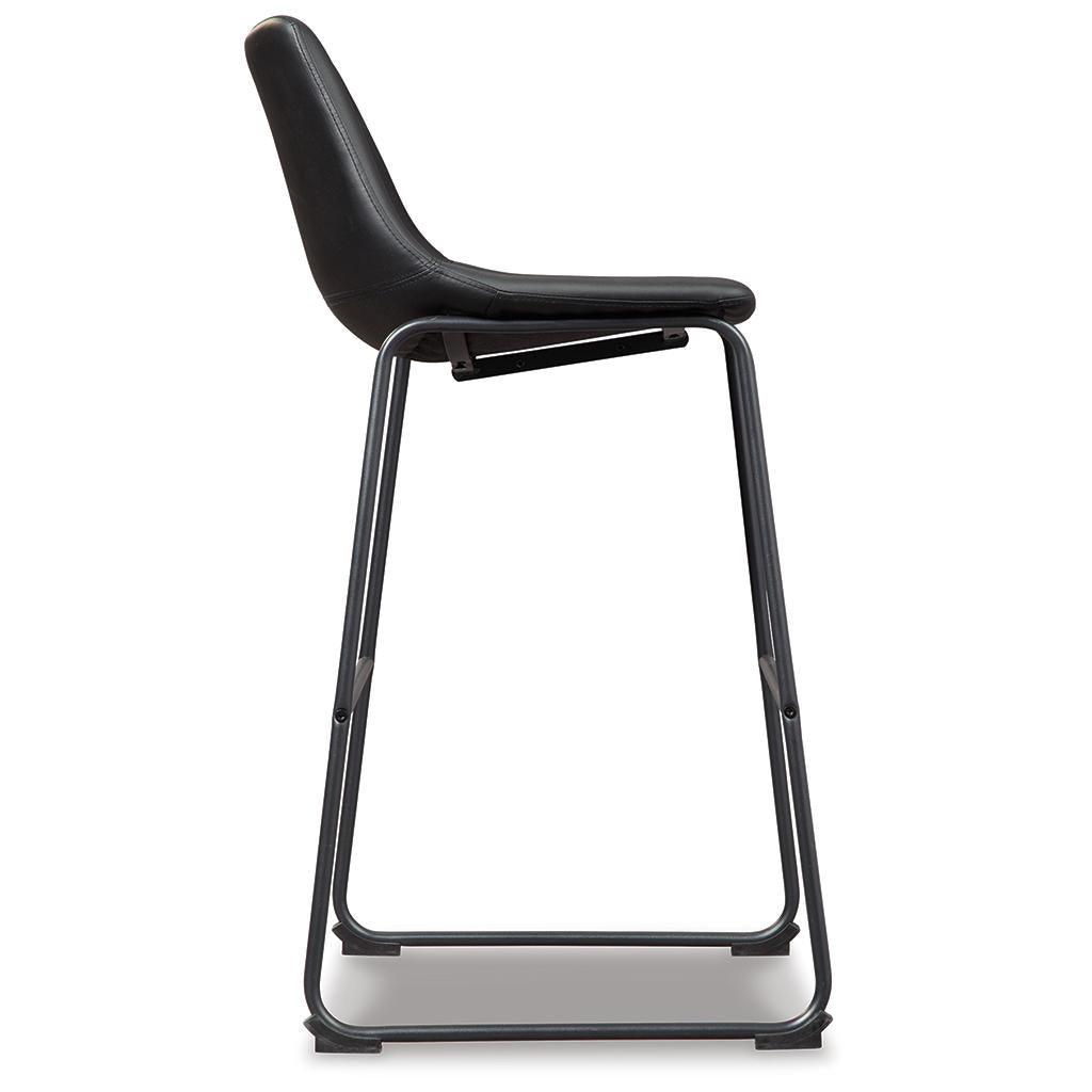 Centiar Pub Bar Stool Set of 2 — Black Signature Design by Ashley® Uncategorized