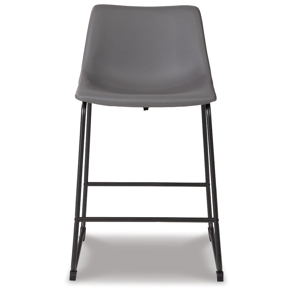 Centiar Counter Bar Stool Set of 2 — Gray Signature Design by Ashley® Uncategorized