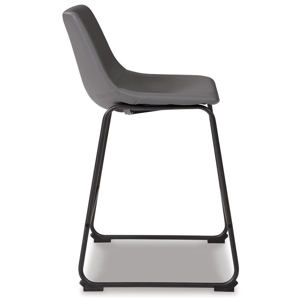 Centiar Counter Bar Stool Set of 2 — Gray Signature Design by Ashley® Uncategorized