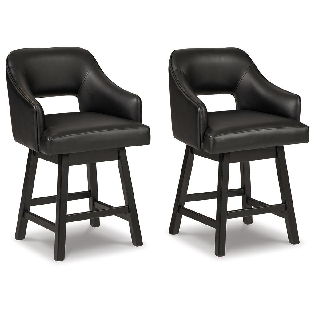 Tallenger Counter Stools — Black, Set of 2 Signature Design by Ashley® Uncategorized