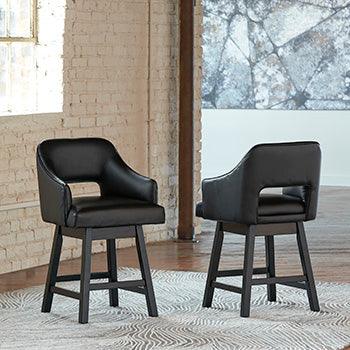 Tallenger Counter Stools — Black, Set of 2 Signature Design by Ashley® Uncategorized
