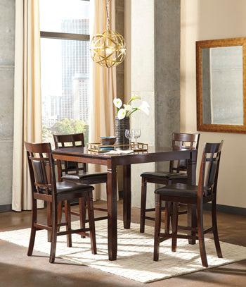 Bennox Counter Height Dining Table and Bar Stools (Set of 5) Signature Design by Ashley® Bar Furniture