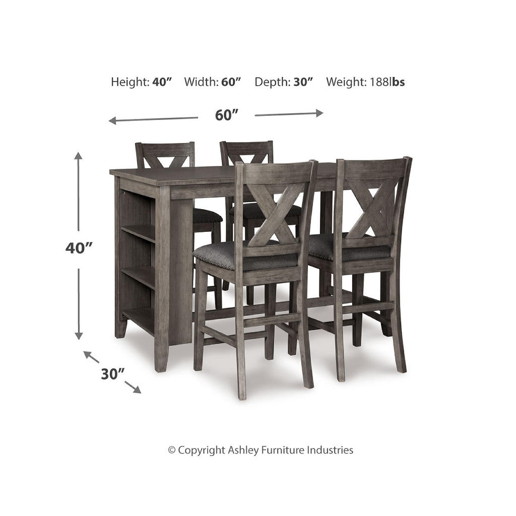Caitbrook Counter Height Dining Table and 4 Barstools Signature Design by Ashley® Uncategorized