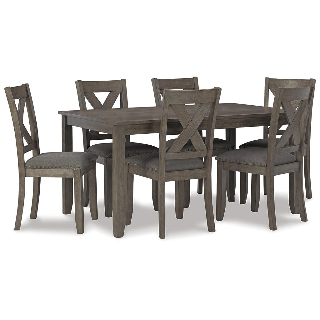 Caitbrook Dining Table and Chairs (Set of 7) Signature Design by Ashley®