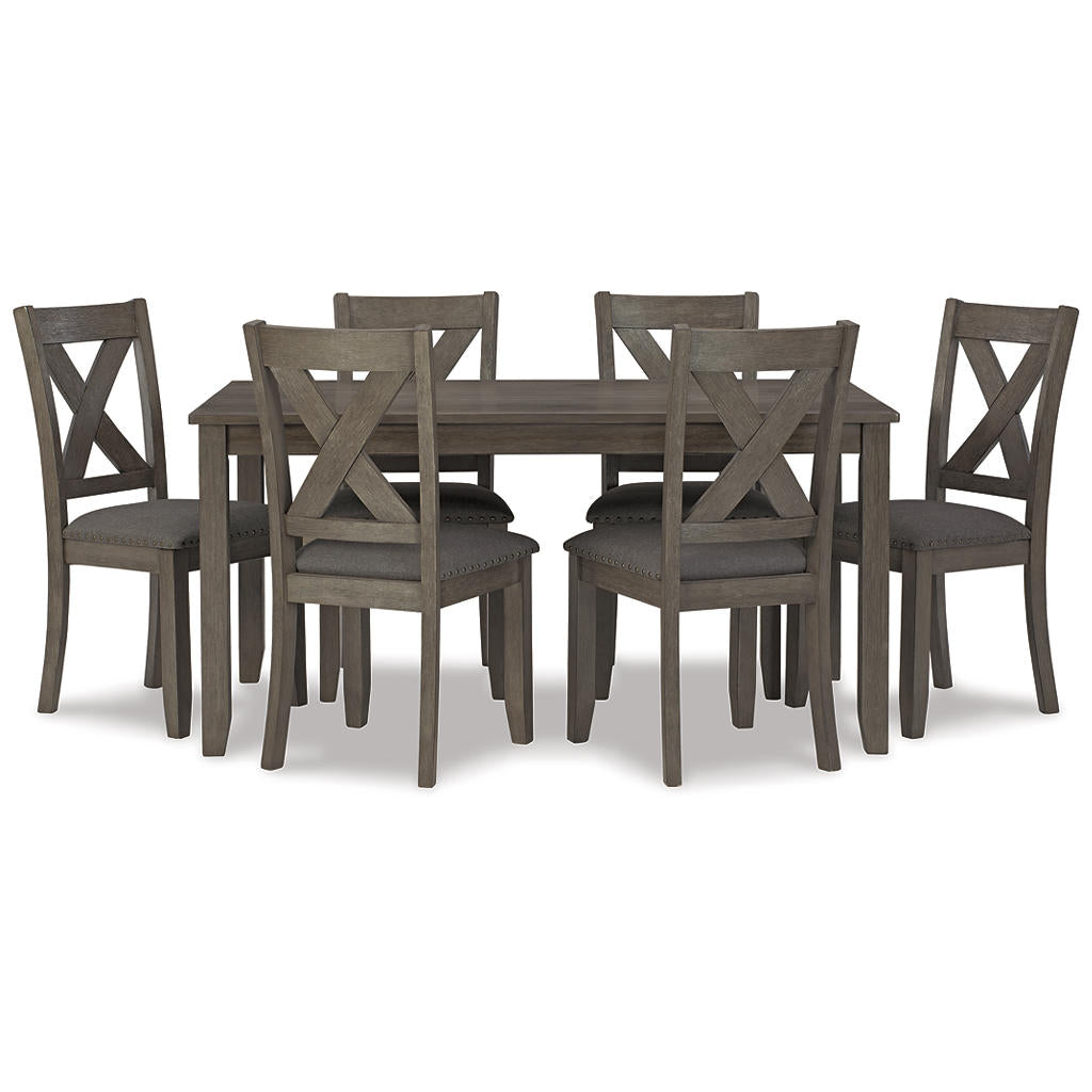Caitbrook Dining Table and Chairs (Set of 7) Signature Design by Ashley®