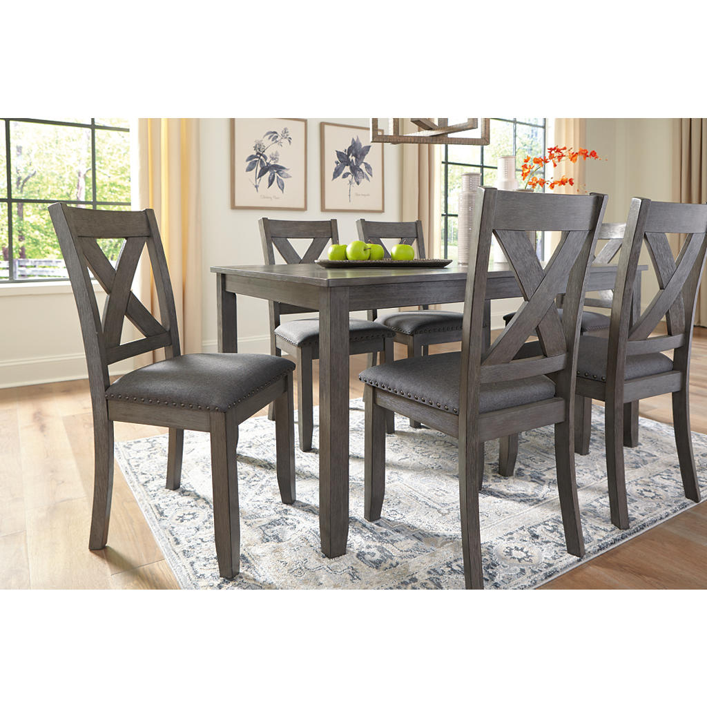 Caitbrook Dining Table and Chairs (Set of 7) Signature Design by Ashley®