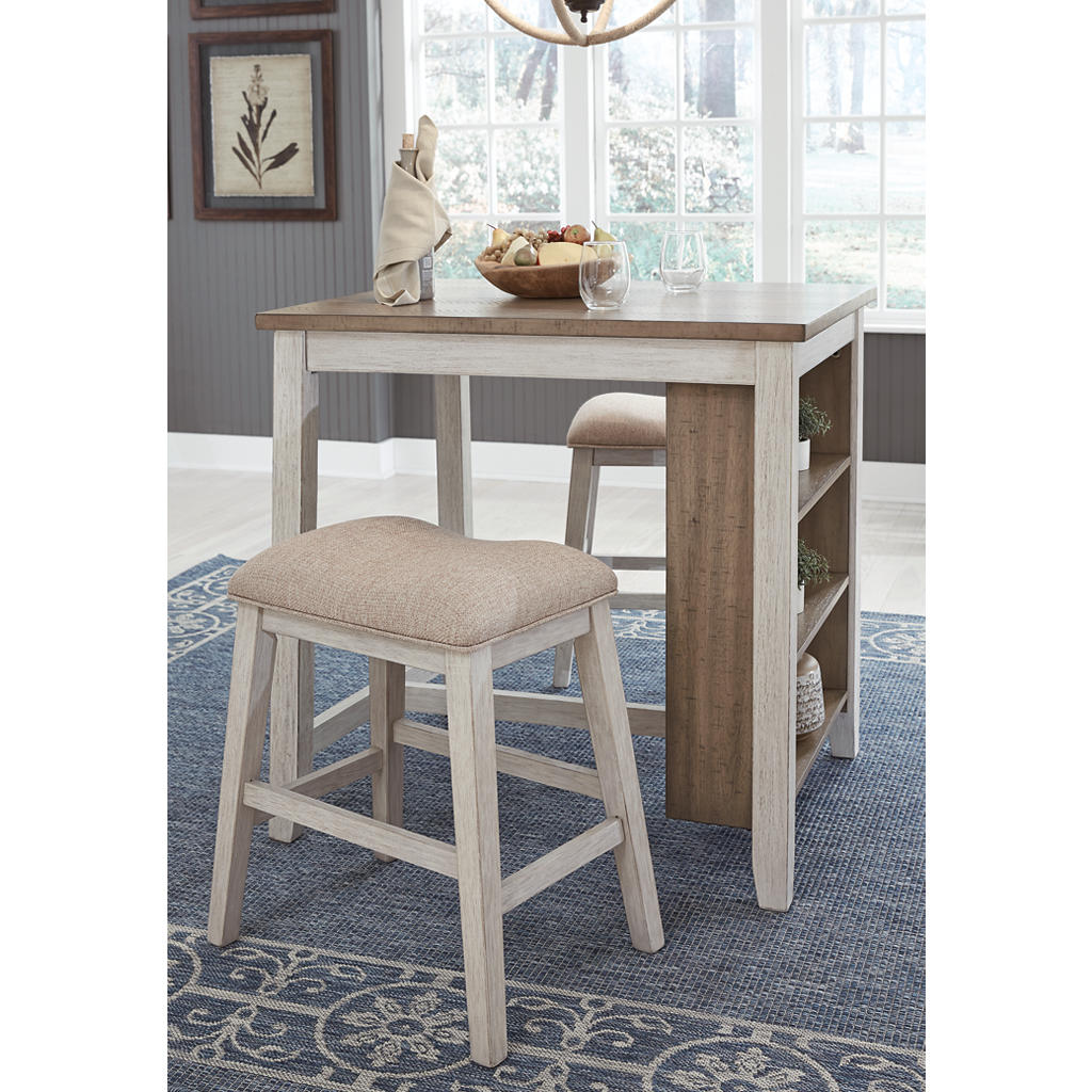 Skempton Counter Height Dining Table and Bar Stools (Set of 3) Signature Design by Ashley® Bar Furniture