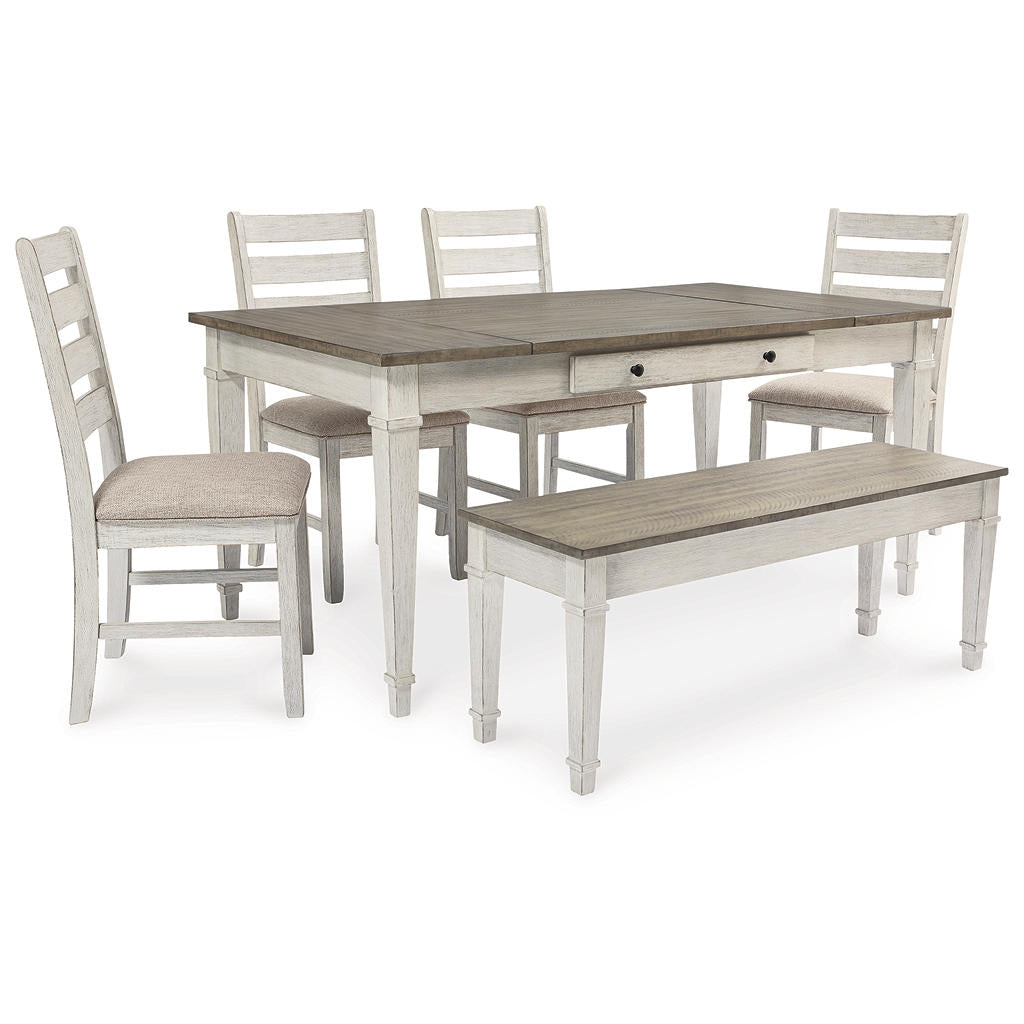 Skempton Dining Table, 4 Chairs, and Bench Signature Design by Ashley® Uncategorized