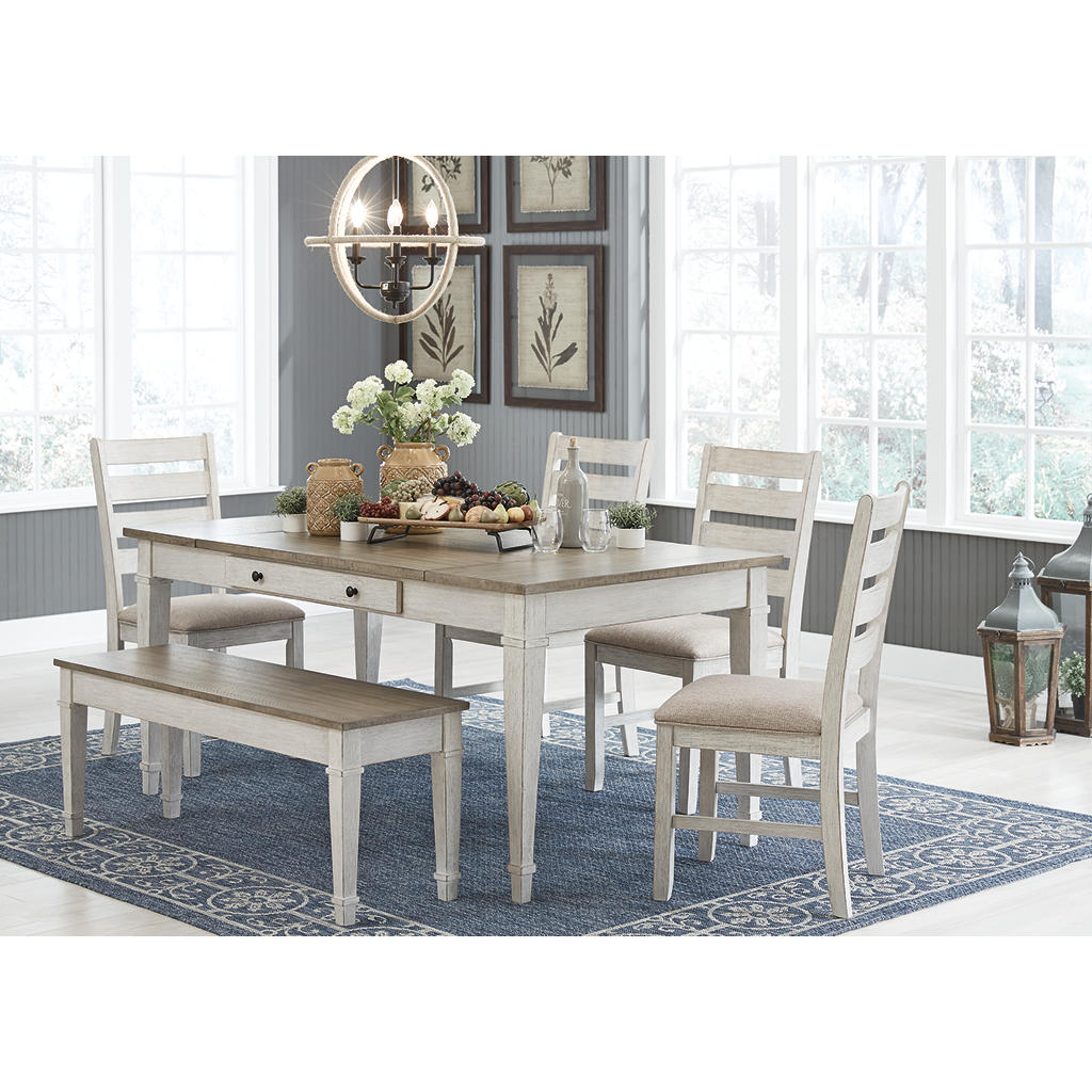 Skempton Dining Table, 4 Chairs, and Bench Signature Design by Ashley® Uncategorized