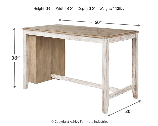 Skempton Counter Height Dining Table and 6 Barstools