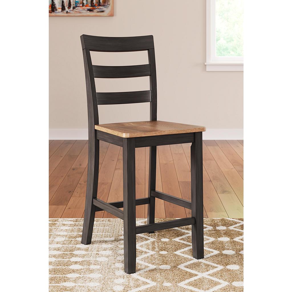 Gesthaven Counter Barstools Set of 2 — Natural/Brown Signature Design by Ashley® Uncategorized