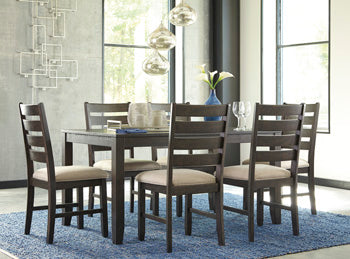 Rokane Dining Table and Chairs (Set of 7) Signature Design by Ashley®