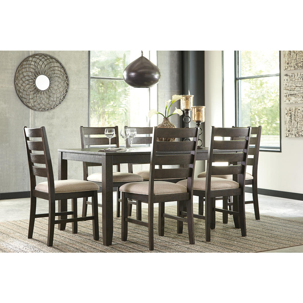 Rokane Dining Table and Chairs (Set of 7) Signature Design by Ashley®