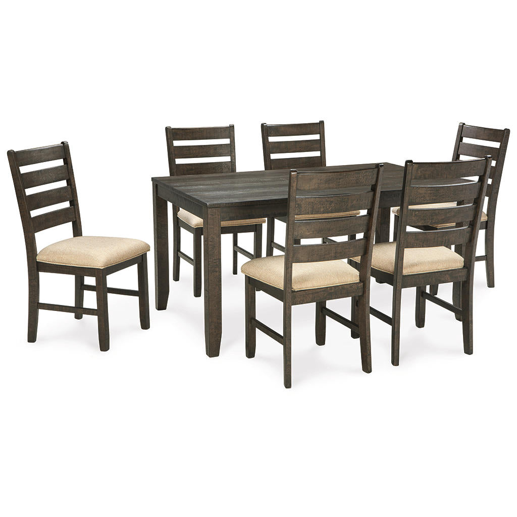 Rokane Dining Table and Chairs (Set of 7) Signature Design by Ashley®
