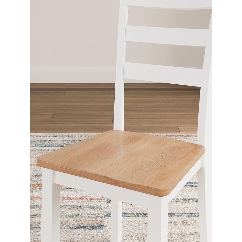 Gesthaven Dining Chairs Set of 2 — Natural/White Signature Design by Ashley® Uncategorized