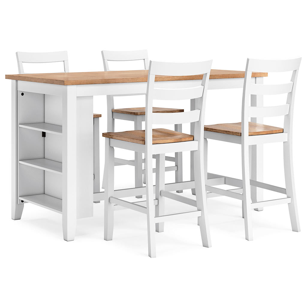DOORBUSTER! Gesthaven Counter Height Dining Table and 4 Barstools Signature Design by Ashley® Uncategorized