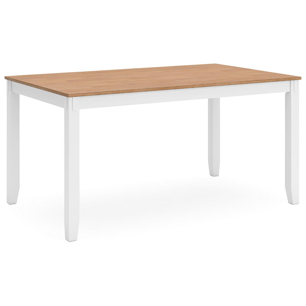 Gesthaven Dining Table with 4 Chairs and Bench (Set of 6) Signature Design by Ashley®