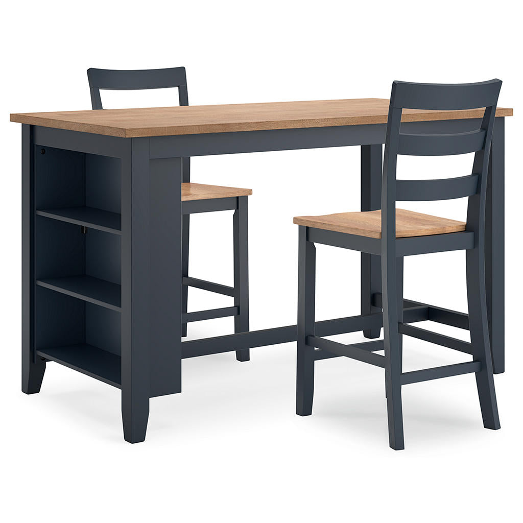 Gesthaven Counter Height Dining Table and 2 Barstools Signature Design by Ashley® Uncategorized